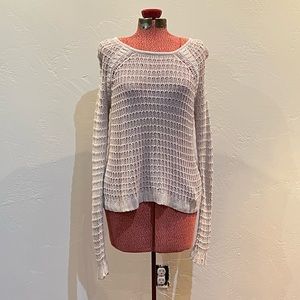 Cream Crochet Sweater